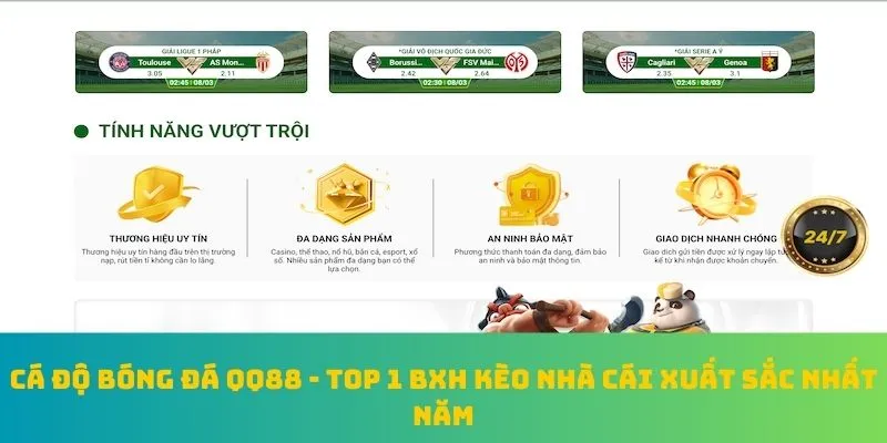 Cá Độ Bóng Đá QQ88 - Top 1 BXH Kèo Nhà Cái Xuất Sắc Nhất Năm 4 cá độ bóng đá qq88